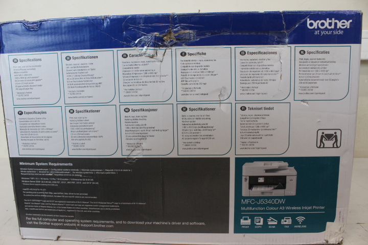 Pilt SALE OUT. Brother | MFC-J5340DW | Inkjet | Colour | 4-in-1 | A3 | Wi-Fi | DAMAGED PACKAGING