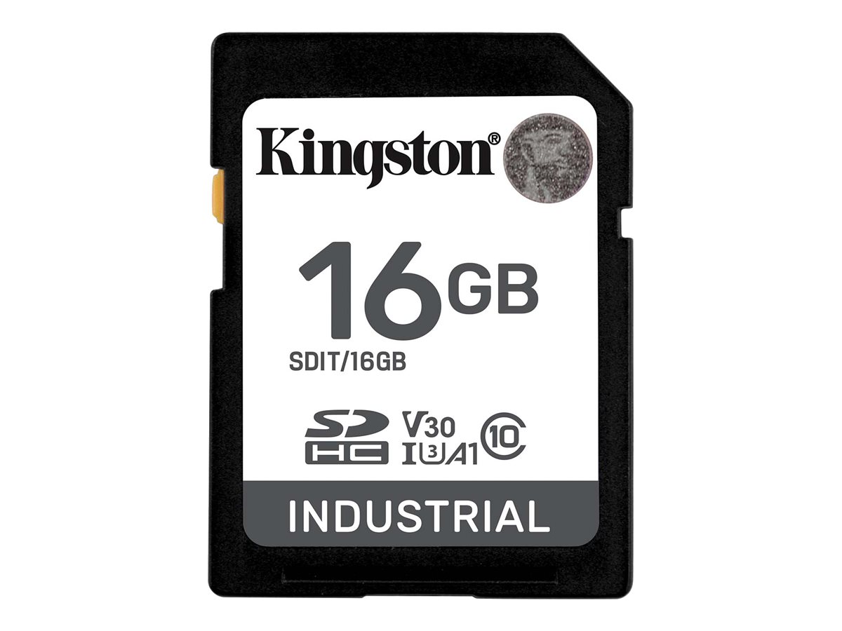 Pilt Kingston | SDHC/SDXC SD | Flash Memory Card | 16 GB | Black