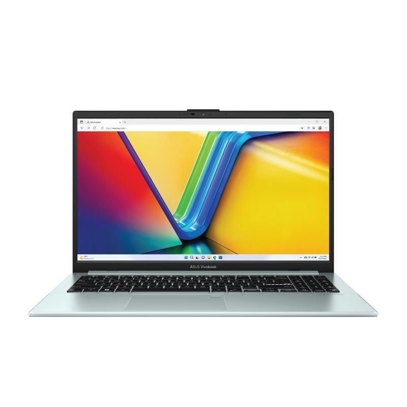 Pilt Asus Vivobook Go 15 E1504FA-BQ445W | Green Gray | 15.6 " | IPS | FHD | 1920 x 1080 pixels | Anti-glare | AMD Ryzen 3 | 7320U | 8 GB | LPDDR5 | Solid-state drive capacity 512 GB | AMD Radeon Graphics | Windows 11 Home | 802.11ax | Bluetooth version 5.3 | Keyboard language English | Keyboard backlit | Warranty 24 month(s)