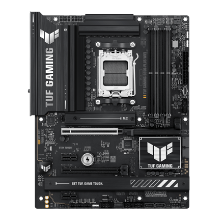 Pilt Asus TUF GAMING B850-PLUS WIFI | Processor family AMD | Processor socket AM5 | DDR5 DIMM | Number of SATA connectors 4