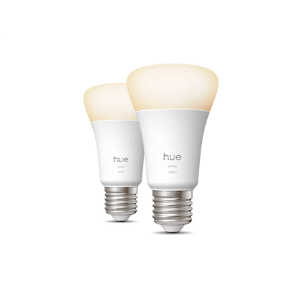 Pilt Philips Hue W 1100 A60 2P EU | E27 | 9.5 W | Soft white light | Bluetooth and Zigbee