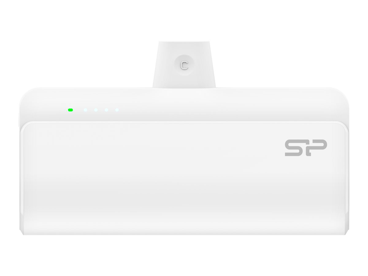 Pilt Silicon Power Power Bank | QD50 | 5000 mAh | USB-C | White