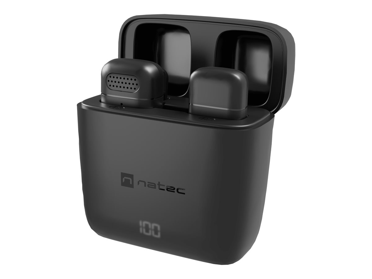 Pilt Natec | Microphone | NMI-2255 | Hopper | Black | Noise reduction