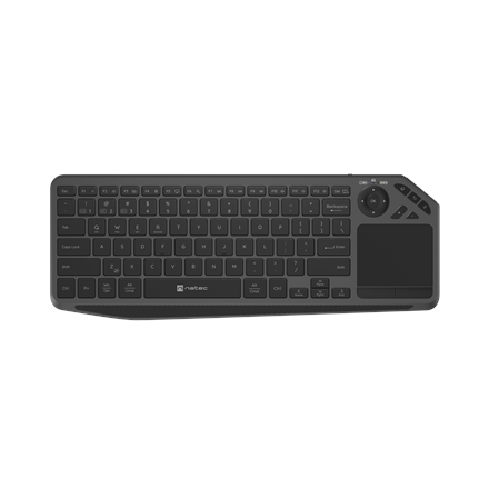 Pilt Natec Turbot 2 | Keyboard | Wireless | US | Bluetooth | Black/Gray