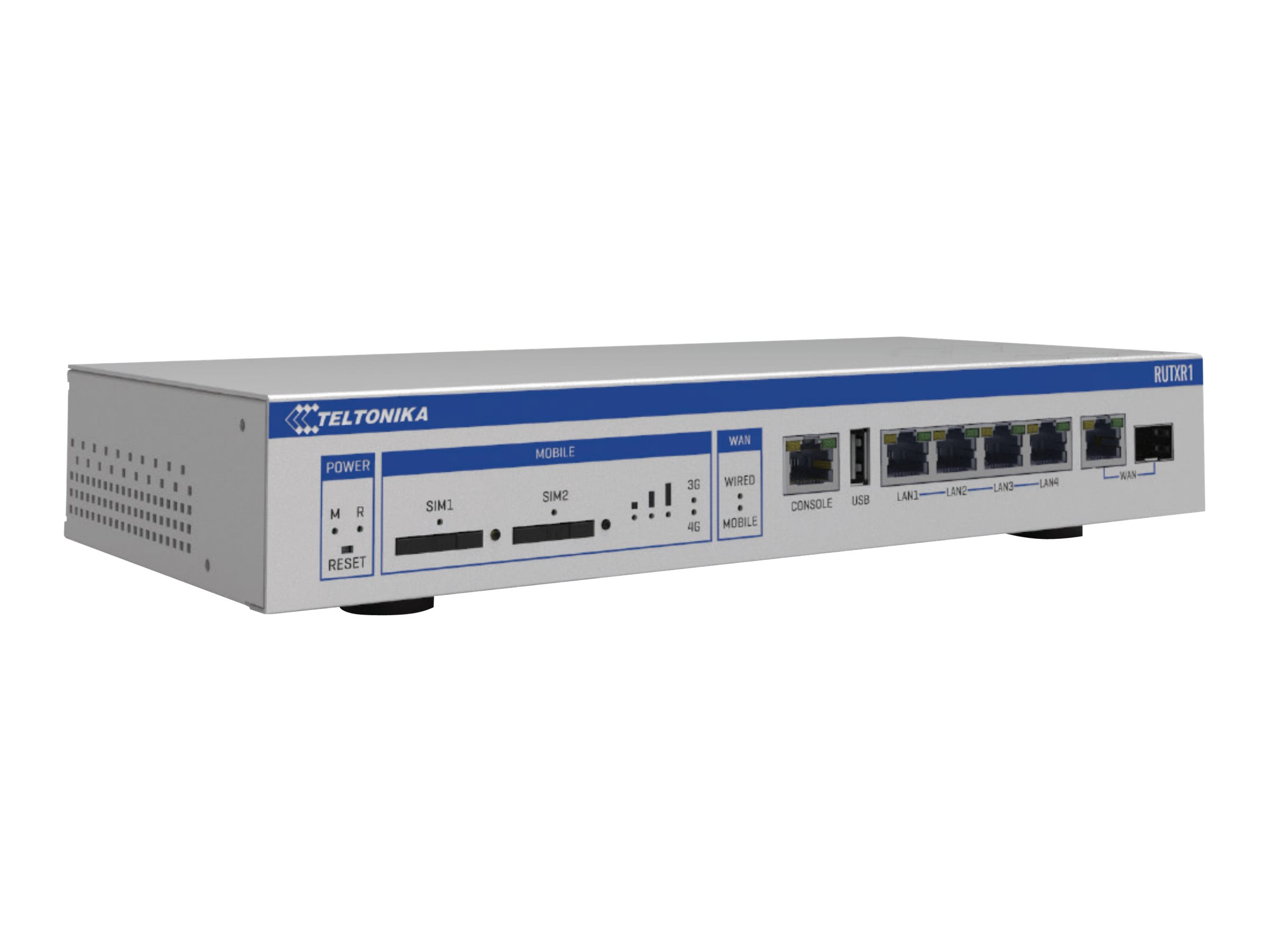 Pilt Teltonika RUTXR LTE Router | Enterprise Rack-Mountable SFP/LTE Router | RUTXR1 | 802.11ac | 867 Mbit/s | 10/100/1000 Mbit/s | Ethernet LAN (RJ-45) ports 4xLAN ports, 1xSFP port, 1xWAN port | MU-MiMO Yes | 4G | 1