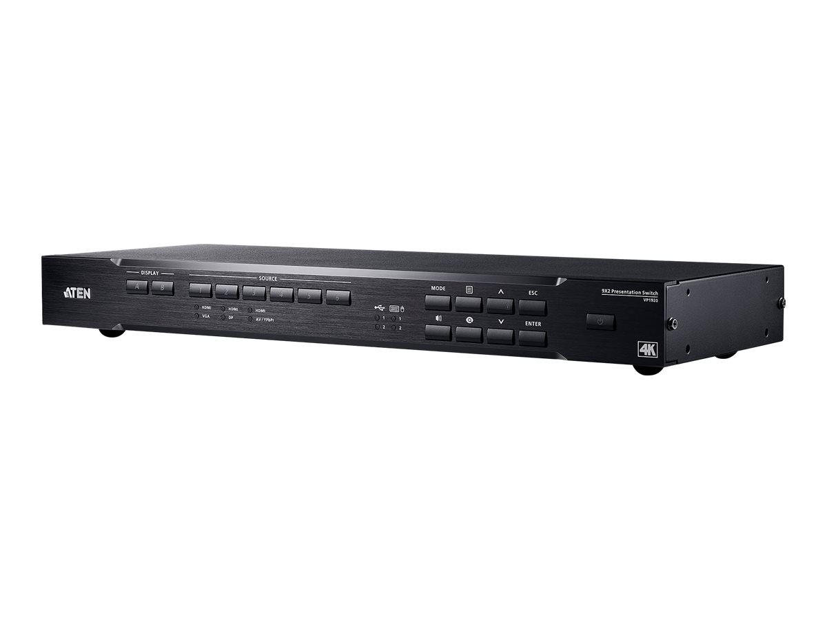 Pilt ATEN VP1920-AT-G 9x2 4K Presentation Matrix Switch | Aten