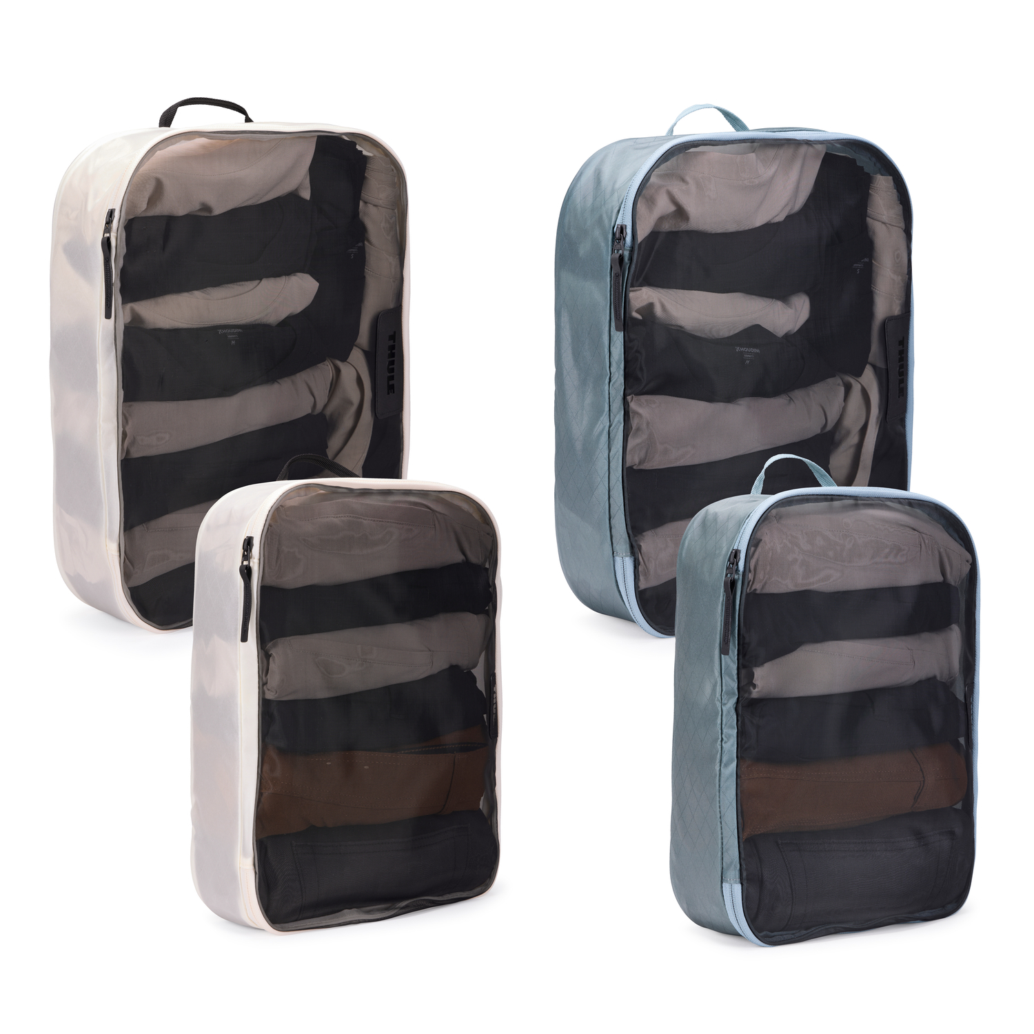 Pilt Thule | Packing Cube, 2x Large, 2x Medium | Packing Cube | Pond Gray/White