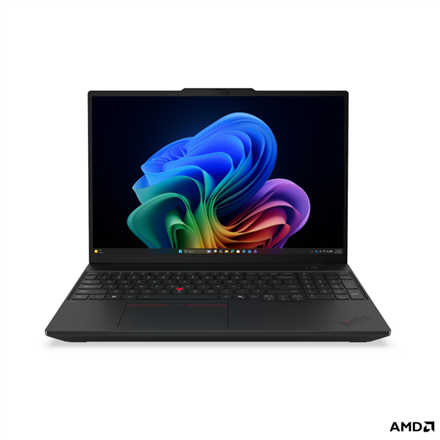 Pilt Lenovo ThinkPad T16 Gen 5 16 WUXGA AMD R5 PRO 215/16GB/512GB/AMD Radeon 740M/WIN11 Pro/ENG Backlit kbd/FP/3Y Warranty | Lenovo