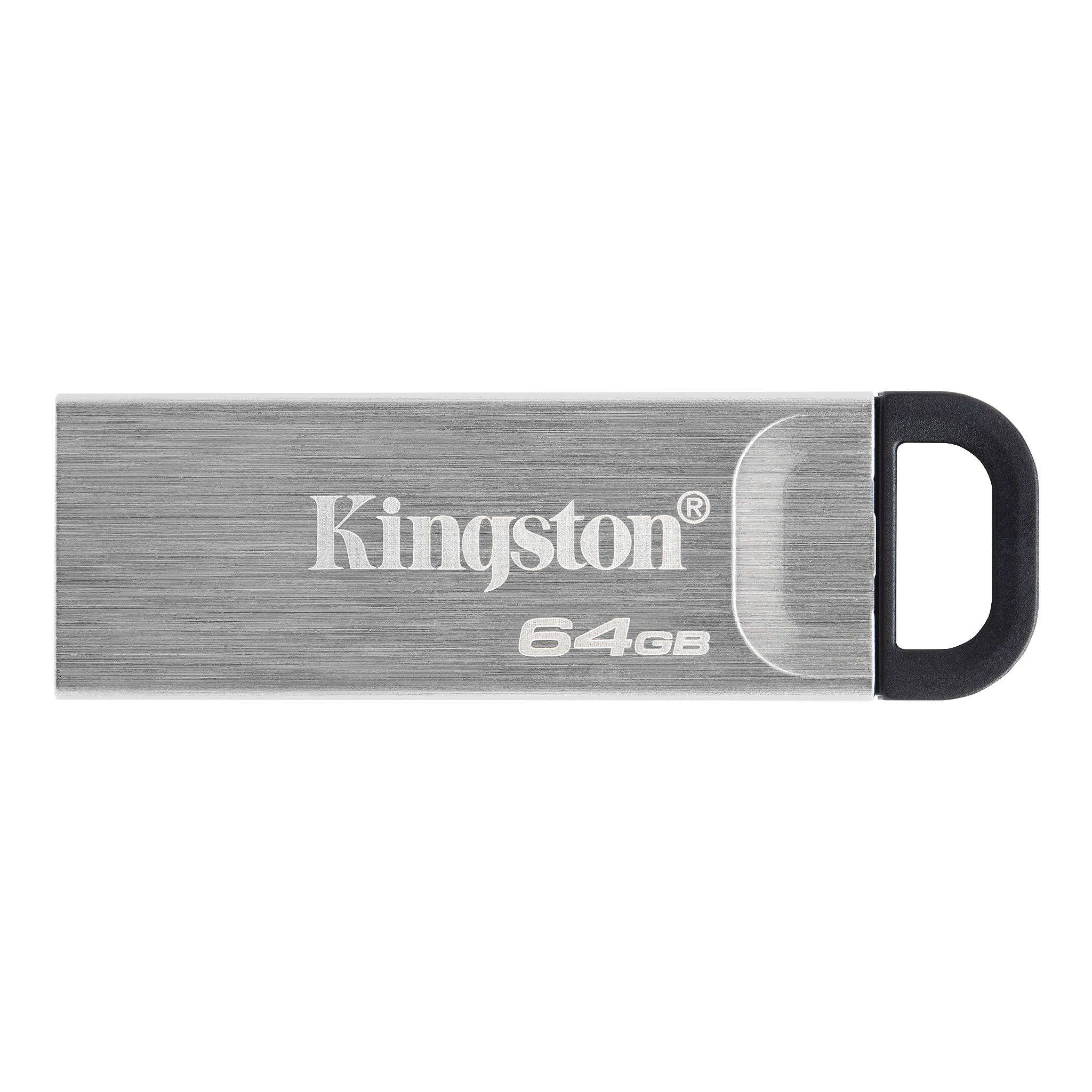 Pilt Kingston | USB Flash Drive | DataTraveler Kyson | 64 GB | USB 3.2 Gen 1 | Black/Grey