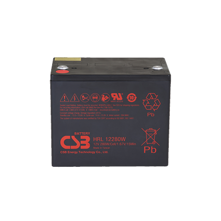 Pilt CSB Battery Battery 12V 6Ah 25W Pb F2 | HRL1225W