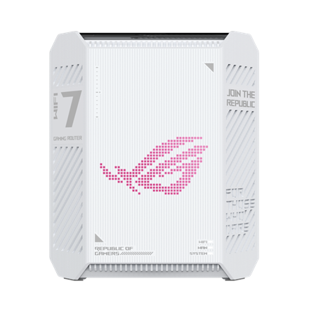Pilt Asus | ROG Strix GS-BE7200 | WiFi 7 Dual Band Gaming Router | 802.11ax | 1376+5764 Mbit/s | Ethernet LAN (RJ-45) ports 4 | Mesh Support Yes | MU-MiMO Yes | Antenna type Internal | No mobile broadband