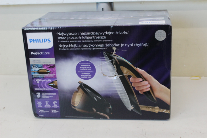 Pilt SALE OUT.  | Philips PerfectCare Elite Ironing system | GC9682/80 | Iron | 2700 W | Water tank capacity 1800 ml | Continuous steam 165 g/min | Black | DAMAGED PACKAGING