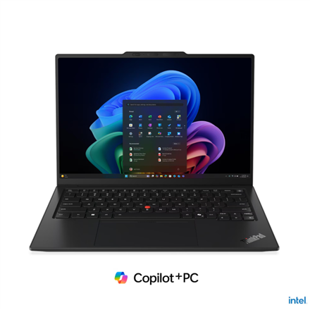 Pilt Lenovo ThinkPad X1 Carbon G14 Intel | Black | 14 " | IPS | Touchscreen | WUXGA | 1920 x 1200 pixels | Anti-glare | Intel Core Ultra 5 | 325 | 32 GB | Soldered LPDDR5X | Solid-state drive capacity 512 GB | Intel Graphics | Windows 11 Pro | 802.11be | Bluetooth version 5.4 | Keyboard language English | Keyboard backlit | Warranty 36 month(s) | Battery warranty 12 month(s)