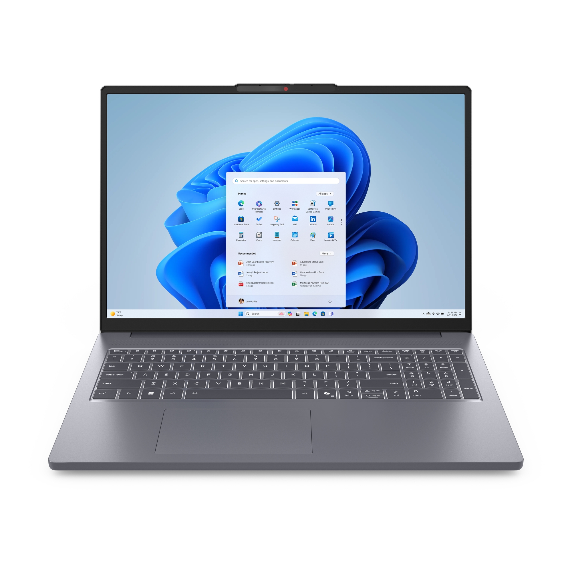 Pilt Lenovo IdeaPad Slim 3 16ARP10 | Luna Grey | 16 " | IPS | WUXGA | 1920 x 1200 pixels | Anti-glare | AMD Ryzen 5 | 7535HS | 16 GB | Soldered DDR5 | Solid-state drive capacity 512 GB | AMD Radeon 660M Graphics | Windows 11 Home | 802.11ax | Bluetooth version 5.3 | Keyboard language US international | Keyboard backlit | Warranty 24 month(s) | Battery warranty 12 month(s)