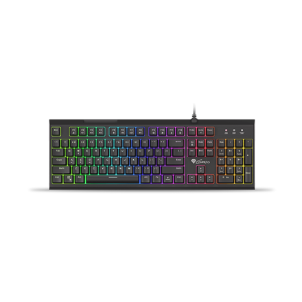 Pilt Genesis | THOR 210 RGB | Gaming keyboard | RGB LED light | US | Black | Wired | 1.60 m | Hybrid