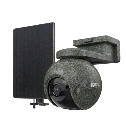 Pilt EZVIZ Ranger Battery-Powered PT Camera Kit with Solar Panel | CS-EB8/SP | Dome | 8 MP | 2.8mm | IP65 | H.264/H.265 | Micro SD, Max. 512 GB