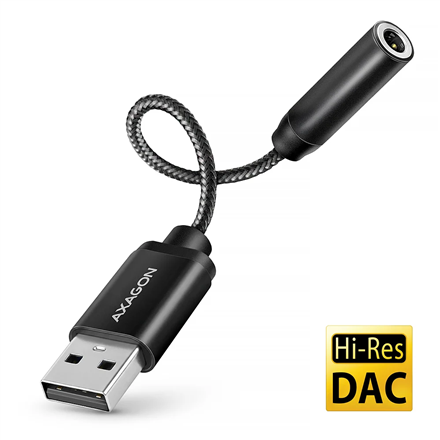 Pilt AXAGON ADA-HA USB-A Hi-Res DAC audio adapter