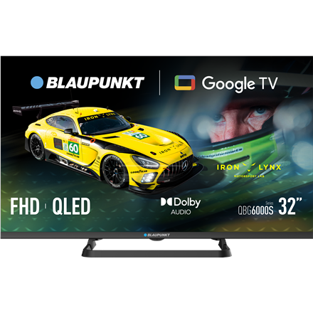 Pilt Blaupunkt QLED TV | 32QBG6000S | 32 | Smart TV | Google TV | Black