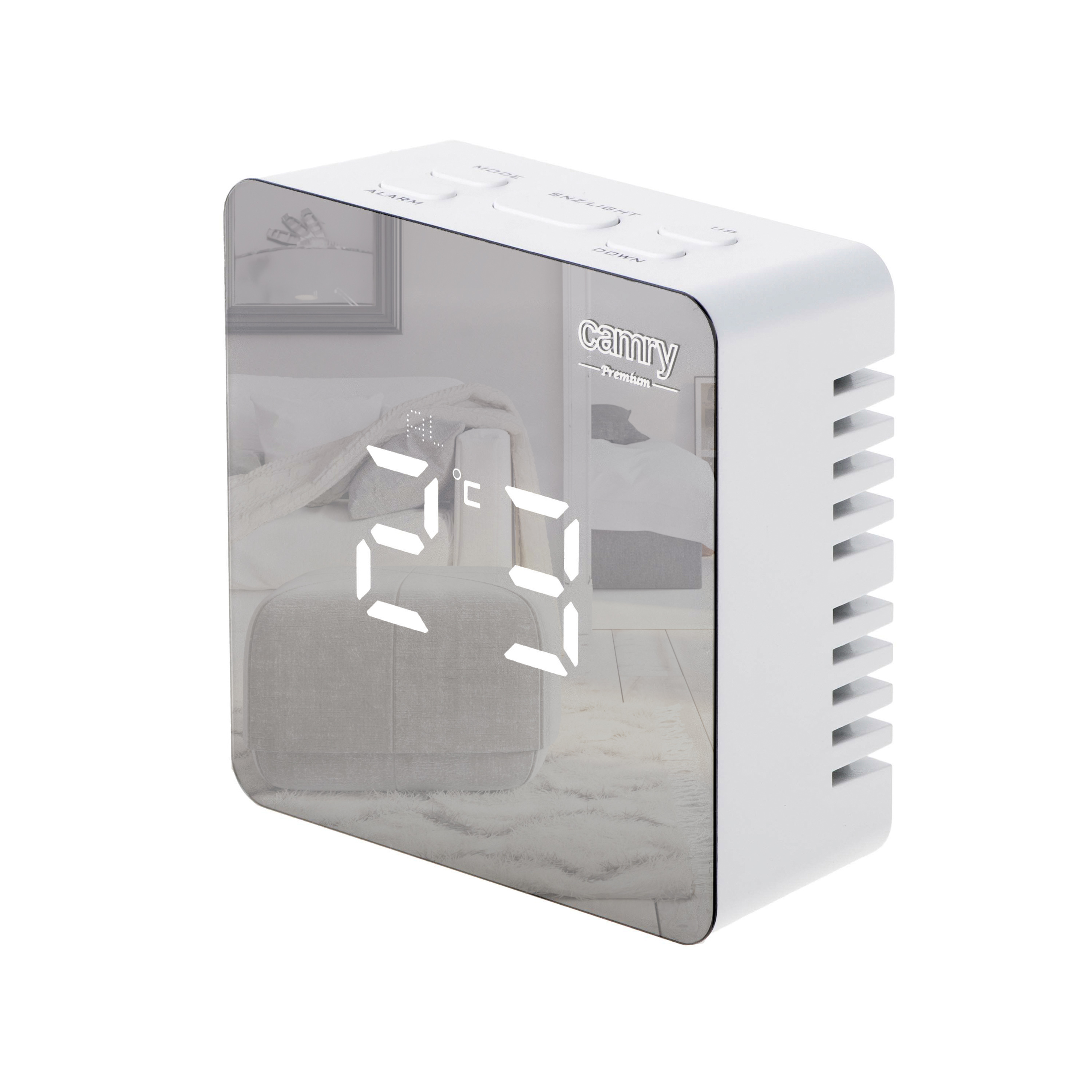 Pilt Camry | Alarm Clock | CR 1150w | Alarm function | White
