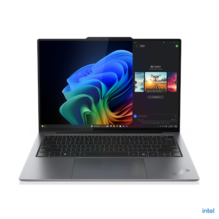 Pilt Lenovo ThinkPad X9-14 G1 | Grey | 14 " | OLED | WUXGA | 1920 x 1200 pixels | Anti-glare | Intel Core Ultra 7 | 258V | 32 GB | Soldered LPDDR5x | Solid-state drive capacity 1000 GB | Intel Arc Graphics | Windows 11 Pro | 802.11be | Bluetooth version 5.4 | Keyboard language English | Keyboard backlit | Warranty 36 month(s) | Battery warranty 12 month(s)