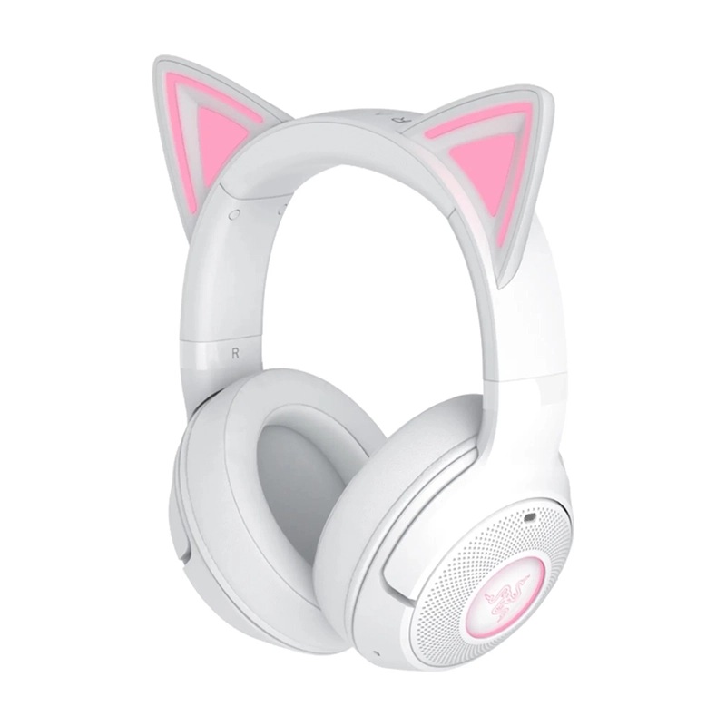 Pilt Razer Headset | Kraken Kitty V2 BT | Bluetooth | Over-ear | Microphone | Noise canceling | Wireless | White