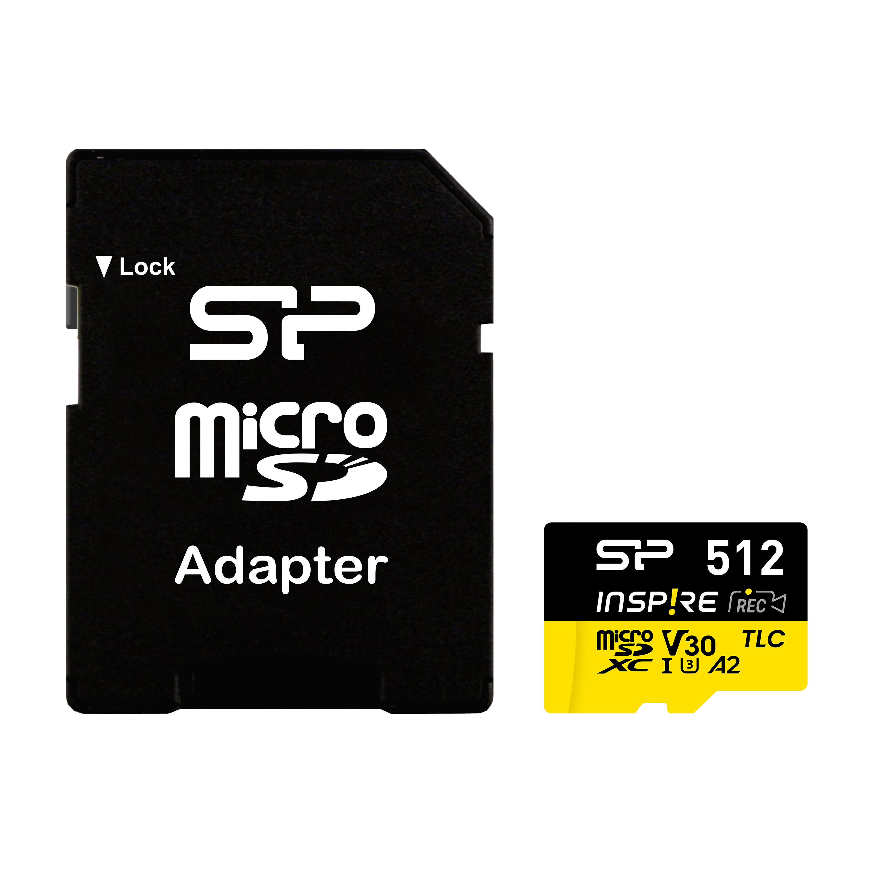 Pilt Silicon Power Inspire | 512 GB | microSDXC | Flash memory class C10, UHS-I U3, V30