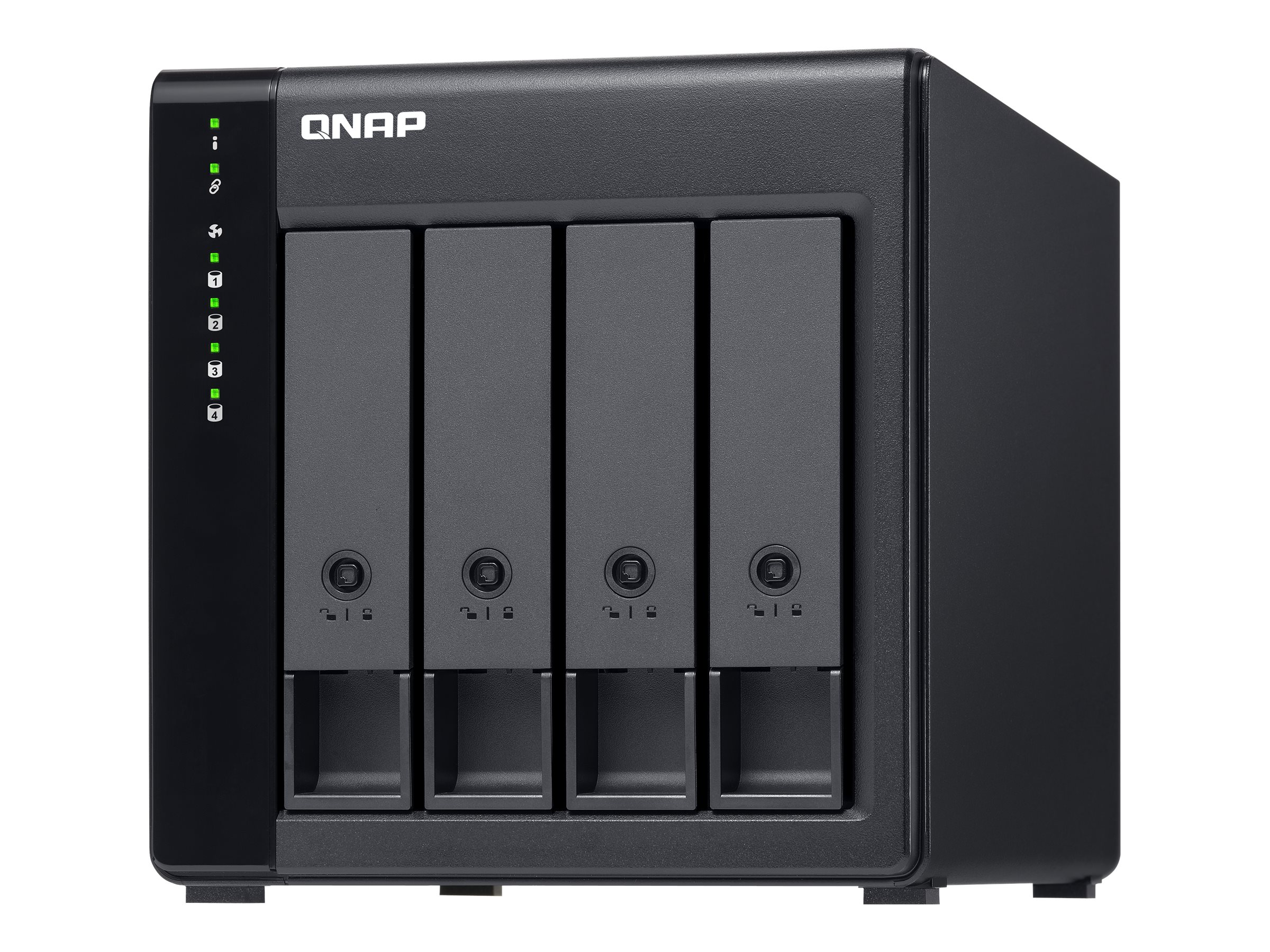 Pilt QNAP High-performance Desktop SATA 6Gbps JBOD Storage Enclosure | TL-D400S | Black