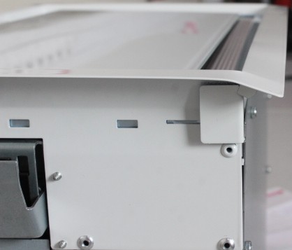 Pilt SALE OUT. CATA | Hood | GC DUAL A 45 XGWH/D | Canopy | Energy efficiency class A | Width 45 cm | 820 m³/h | Touch control | LED | White glass | NO ORIGINAL PACKAGING, DENT ON CORPUS, MISSING INNER PACKAGING, DAMAGED FRAME | 33 month(s)