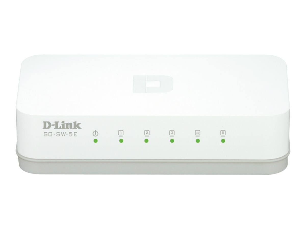 Pilt D-Link | 5-Port Fast Ethernet Easy Desktop Switch | GO-SW-5E/E