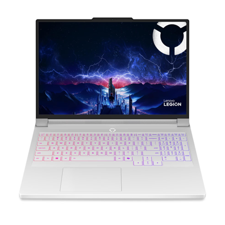Pilt Lenovo Legion Pro 7 16IAX10H Intel | Glacier White | 16 " | OLED | WQXGA | 2560 x 1600 pixels | Glossy | Intel Core Ultra 9 | 290HX Plus | 64 (2x32GB) GB | CSODIMM DDR5 | Solid-state drive capacity 2000 GB | NVIDIA GeForce RTX 5090 | GDDR7 | 24 GB | Windows 11 Home | 802.11be | Bluetooth version 5.4 | Keyboard language Nordic | Keyboard backlit | Warranty 24 month(s) | Battery warranty 12 month(s)