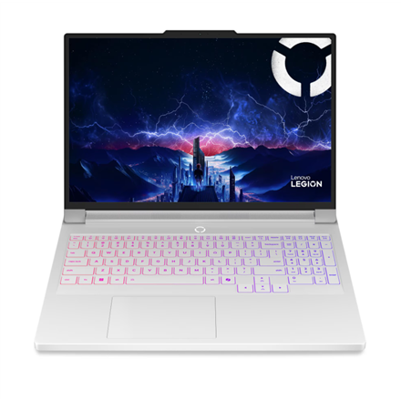 Pilt enovo Legion Pro 7?16IAX10H Intel | Glacier White | 16 " | OLED | WQXGA | 2560 x 1600 pixels | Glossy | Intel Core Ultra 9 | 290HX Plus | 64 (2x32GB) GB | CSODIMM DDR5 | Solid-state drive capacity 2000 GB | NVIDIA GeForce RTX 5090 | GDDR7 | 24 GB | Windows 11 Home | 802.11be | Bluetooth version 5.4 | Keyboard language English | Keyboard backlit | Warranty 24 month(s) | Battery warranty 12 month(s)
