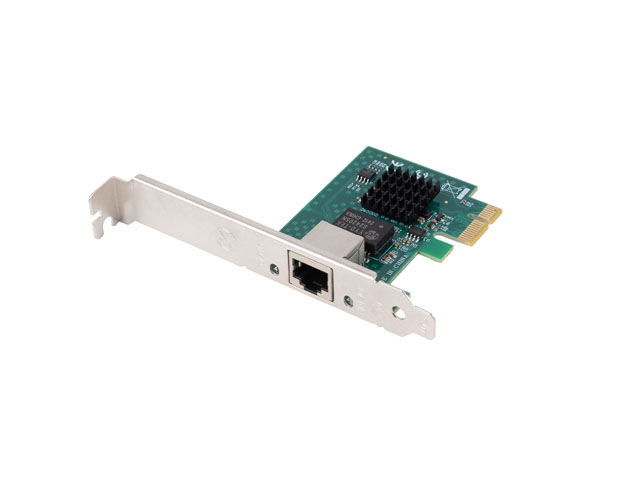 Pilt Lanberg | PCI-Express to RJ45 Ethernet Adapter network card PCI-E X1 1X RJ45 2.5GB Low profile | PCE-25GB-001