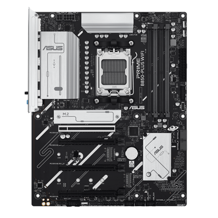 Pilt Asus PRIME B850-PLUS WIFI | Processor family AMD | Processor socket AM5 | DDR5 | Supported hard disk drive interfaces M.2, SATA | Number of SATA connectors 4