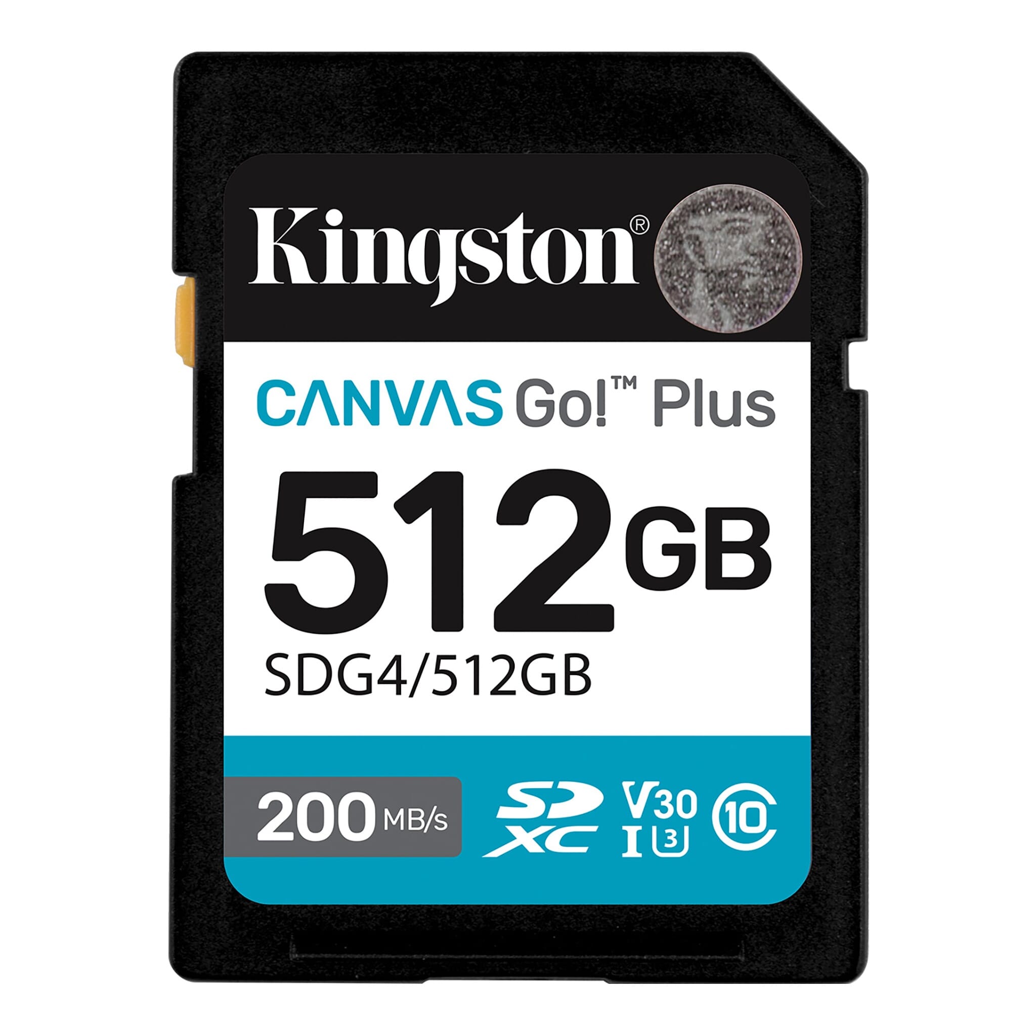 Pilt Kingston | Canvas Go! Plus | 512 GB | SD | Flash memory class Class 10, UHS-I, U3, V30