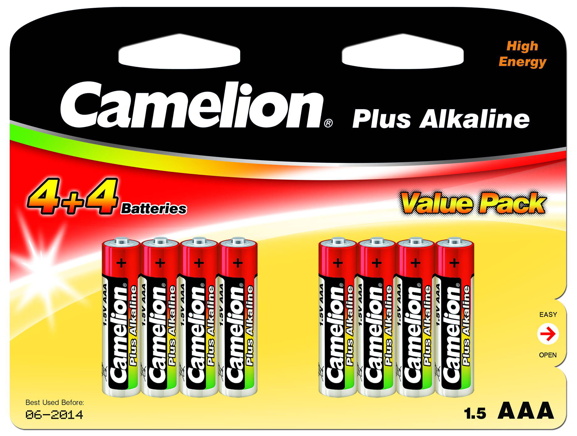 Pilt Camelion | AAA/LR03 | Plus Alkaline | 8 pc(s)