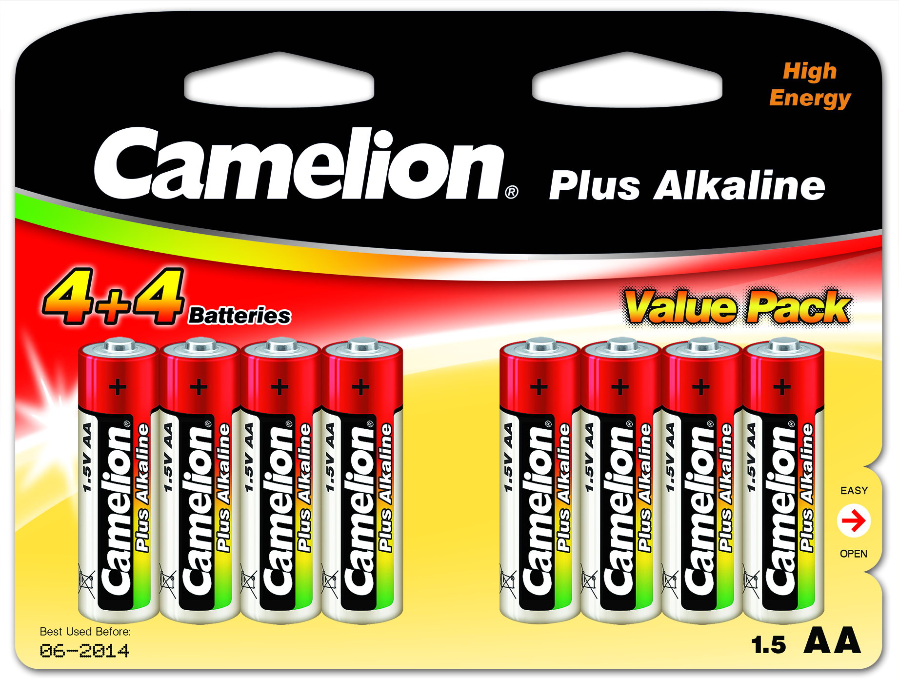 Pilt Camelion | AA/LR6 | Plus Alkaline | 8 pc(s)