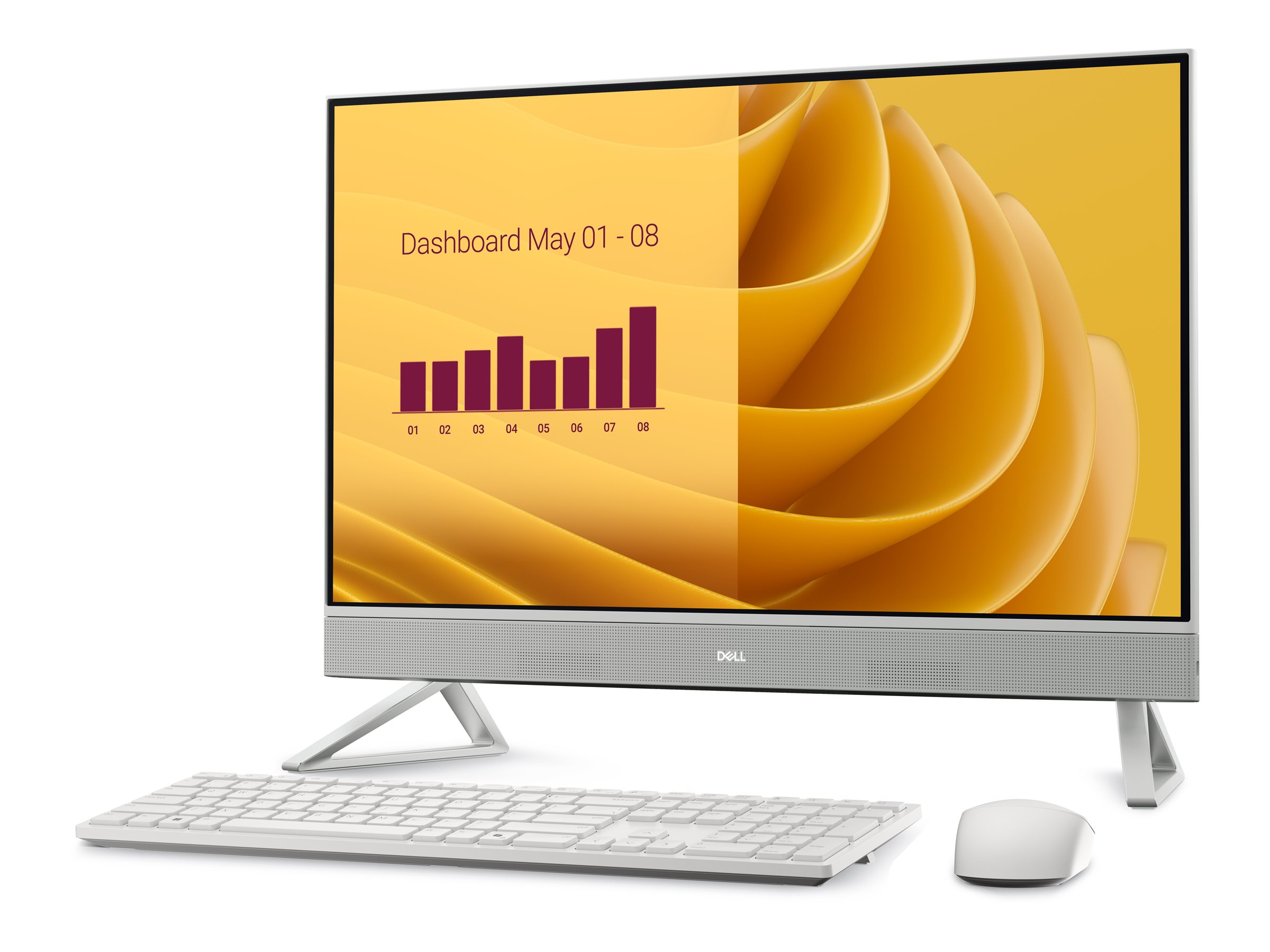 Pilt Dell EC27250 | Desktop | AIO | 27 " | Intel Core 7 | 150U | 16 GB | DDR5 | 1000 GB | Intel Graphics | US International | Windows 11 Pro
