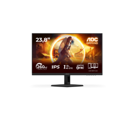 Pilt AOC 24G4ZRE | 24 " | Fast IPS | FHD | 16:9 | 240 Hz | 1 ms | 1920 x 1080 pixels | 300 cd/m² | HDMI ports quantity 2 | Black