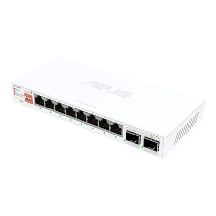 Pilt Asus | QG-U1080 | 8-Port 2.5G and 2-Port 10G SFP+ Switch | Unmanaged | Desktop | SFP+ ports quantity 2 x 10G SFP+ ports