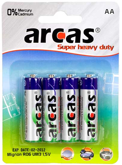 Pilt Arcas | AA/R6 | Super Heavy Duty | 4 pc(s)