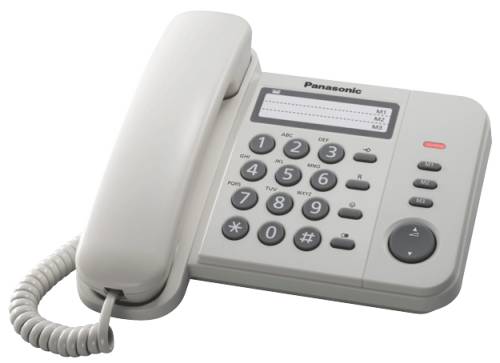 Pilt Panasonic | Corded Phone | KX-TS520FXW | White