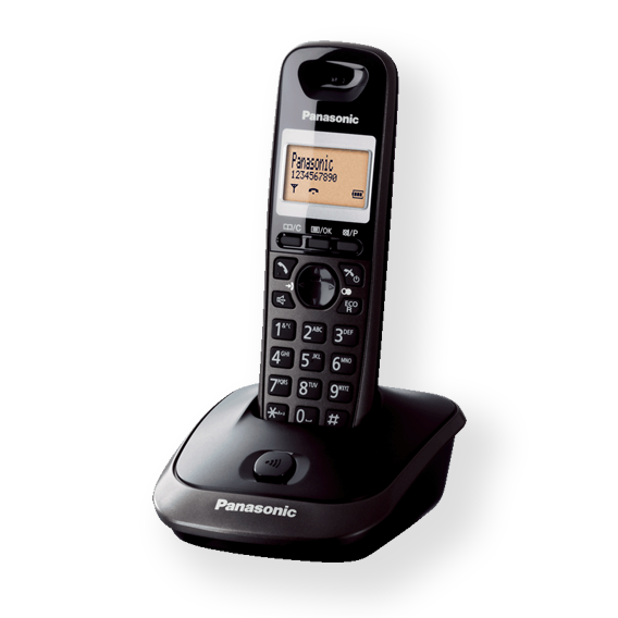 Pilt Panasonic | KX-TG2511FX | Built-in display | Caller ID | Black | Conference call | Phonebook capacity 50 entries | Speakerphone | 240 g | Wireless connection