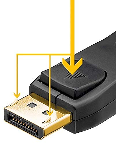 Pilt Goobay | Black | Connector Cable 1.2 | Displayport | 3 m