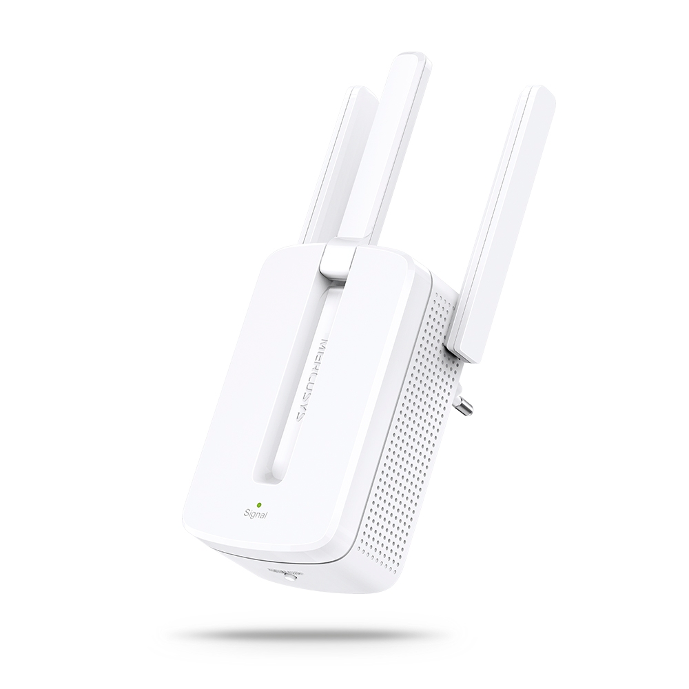 Pilt Mercusys | MW300RE | Wi-Fi Range Extender | 802.11n | 2.4GHz | 300 Mbit/s | Mbit/s | Ethernet LAN (RJ-45) ports | MU-MiMO | no PoE | Antenna type 3xExternal