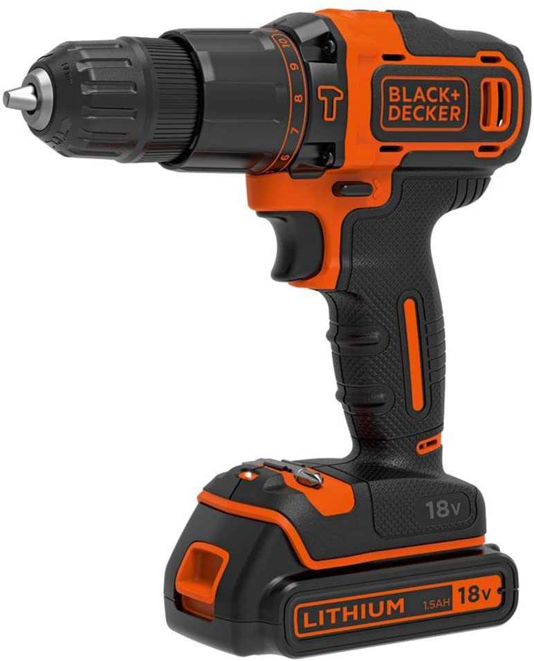 Pilt BLACK & DECKER Impact driver-drill | BDCHD18-QW | 18 V | 1.5 Ah | Li-Ion