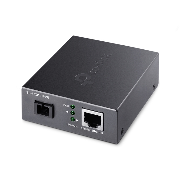 Pilt TP-LINK | Gigabit Single-Mode WDM Media Converter | TL-FC311B-20 | Gigabit SC Fiber Port | 10/100/1000 Mbps RJ45 Port (Auto MDI/MDIX)
