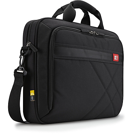 Pilt Case Logic | DLC115 | Fits up to size 15 " | Messenger - Briefcase | Black | Shoulder strap