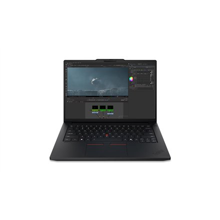 Pilt Lenovo ThinkPad P14s G7 Intel | Black | 14.5 " | IPS | WUXGA | 1920 x 1200 pixels | Anti-glare | Intel Core Ultra 7 | 366H | 32 GB | LPCAMM2 LPDDR5X | Solid-state drive capacity 1000 GB | NVIDIA RTX PRO 1000 Blackwell Generation | GDDR7 | 8 GB | Windows 11 Pro | 802.11be | Bluetooth version 5.4 | Keyboard language English | Keyboard backlit | Warranty 36 month(s) | Battery warranty 12 month(s)