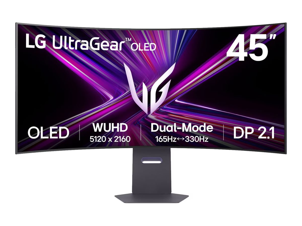 Pilt LG | 45GX950A-B | 45 " | OLED | 21:9 | 165 Hz | 0.03 ms | 5120 x 2160 pixels | 275 cd/m² | HDMI ports quantity 2 | Black