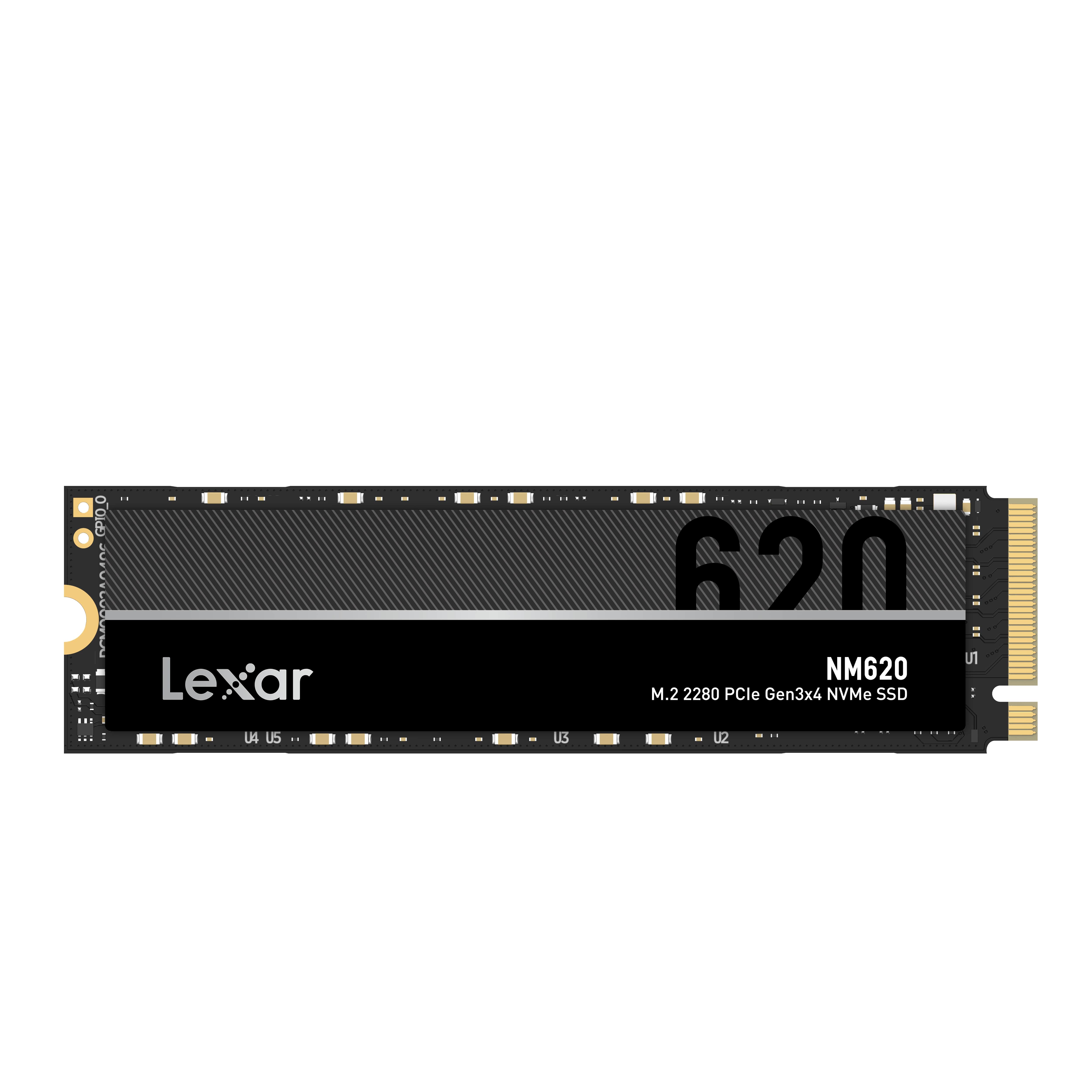 Pilt Lexar | M.2 NVMe SSD | LNM620 | 1000 GB | SSD form factor M.2 2280 | SSD interface PCIe Gen3x4 | Read speed 3300 MB/s | Write speed 3000 MB/s